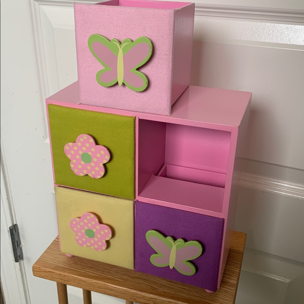 Colorful Butterfly and Flower Storage Box - Picture 9 of 9